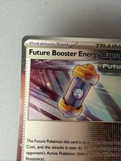 Pokemon TCG * Paradox Rift * 164/182 Future Booster Energy Capsule Cosmos Holo - Image 3