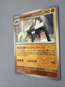 Pokemon TCG * Paradox Rift * 104/182 Garganacl REVERSE HOLO Rare * FRESH PK - Image 2