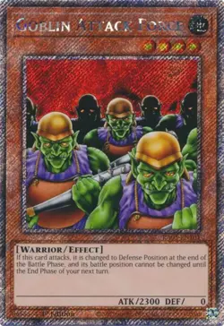 Yugioh! Goblin Attack Force - RA03-EN101 - Platinum Secret Rare - 1st Edition Ne - Image 1