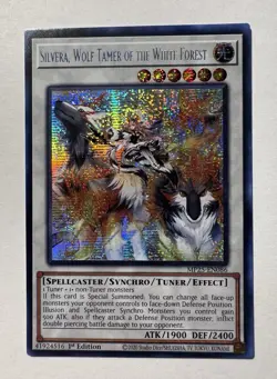 Silvera, Wolf Tamer of the White Forest MP25-EN086 - Prismatic Secret Yugioh - Image 1
