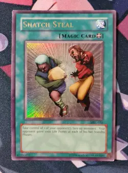 Yugioh TCG Snatch Steal MRL-036 Ultra Rare 2003 - Image 1