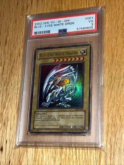Yu-Gi-Oh! 2002 Starter Deck: Kaiba BLUE-EYES WHITE DRAGON SDK-001 - Graded PSA 3 - Image 1