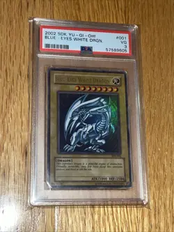 Yu-Gi-Oh! 2002 Starter Deck: Kaiba BLUE-EYES WHITE DRAGON SDK-001 - Graded PSA 3 - Image 4