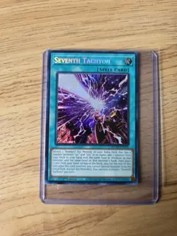 *** SEVENTH TACHYON *** 1ST EDITION SECRET RARE MINT/NM MZMT-EN016 YUGIOH! - Image 1