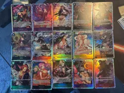 One Piece Card Lot Of 20 Secret Rare SR Sanji Carrot Franky Mihawk Shanks - Image 1