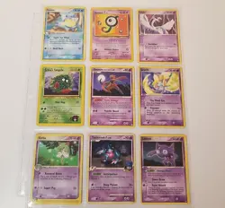 Vintage Pokemon Card Lot of 80 Cards, Unown J, Lugia, Deoxys, Toxicroak, Jirachi - Image 1