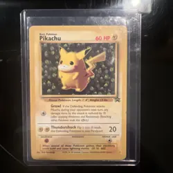 Pokemon Pikachu Black Star #1 League Promo Card 1999 WOTC Regular - Image 1