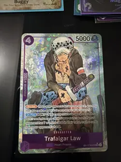 Trafalgar Law ST10-010 Treasure Rare TR Alternate Art One Piece Card in English - Image 2
