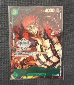 One Piece Card Game - Eustass"Captain"Kid (P-003) Foil Winner English Sealed - Image 1