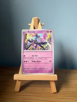 Xerneas 064/132 Pokemon Mega Evolution Non-Holo Build & Battle EXCLUSIVE Card - Image 1