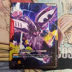 Gundam TCG Card Game Dual Impact GD02-107 R+ All-Range Attack Alt Art Rare NM - Image 1