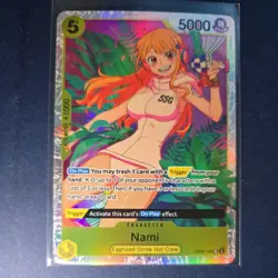 One Piece Nami OP08-106 SR Super Rare Two Legends Card English NM - Image 1