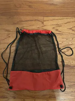 Vintage "MAGIC: THE GATHERING" {MTG} (Promo) Mesh Drawstring Backpack Bag, RARE! - Image 3