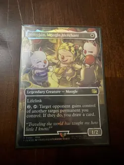 Stiltzkin, Moogle Merchant (Borderless) Chocobo Tack Foil Final Fantasy Mtg - Image 1
