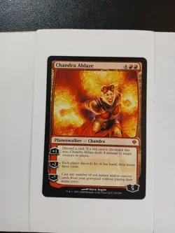 Magic The Gathering Chandra Ablaze Zendikar Near Mint Condition ●46 - Image 3