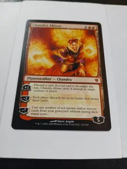 Magic The Gathering Chandra Ablaze Zendikar Near Mint Condition ●46 - Image 5