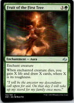 Fruit Of The First Tree Magic The Gathering Fate Reforged Light Play - Image 1