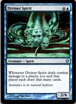 Diviner Spirit Magic The Gathering Commander 2013 Light Play - Image 1