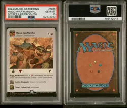 MTG Secret Lair FOIL #1618 - Mogg War Marshal PSA 10 GEM MINT ?? - Image 3
