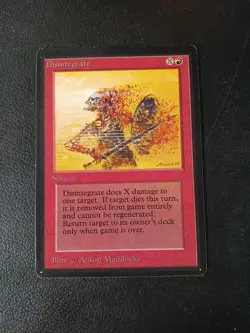 Beta Disintegrate MTG NM - Image 1