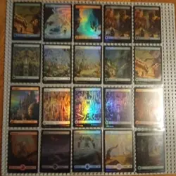 mtg full art basic land Foil X40 NM/M From Various sets Unplayed - Image 2