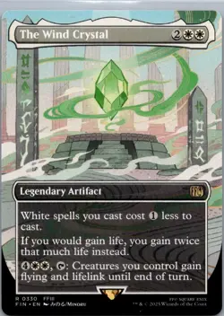 The Wind Crystal 0330 (Borderless) Final Fantasy Regular non foil MTG - Image 1