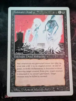 Animate Dead Revised Edition Regular Moderately Played - Image 1