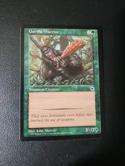 Magic the Gathering Gorilla Warrior Portal NM - Image 1