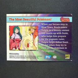 Topps Pokemon Johto League Champions Foil Snap12 The Most Beautiful Pokemon! - Image 2