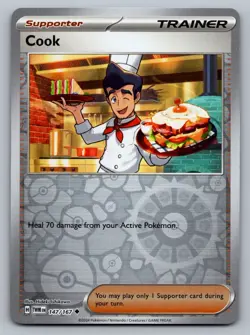 Pokemon TCG SV06: Twilight Masquerade Cook 147/167 Reverse Holo - Image 1