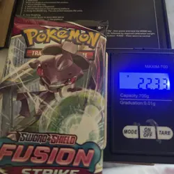 Pokemon Fusion Strike Heavy Booster Pack Brand New Sealed - 22.33 G - Image 1