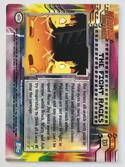 Pokemon - The Fight Rages Pokemon Topps Mewtwo Strikes Back #35 - Image 2