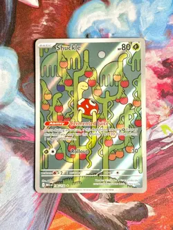 Pokemon TCG Shuckle 136/132 Illustration Rare Mega Evolutions Holo - Image 1