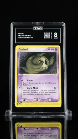 2003 Pokemon EX Sandstorm Duskull #62/100 TAG 8 - Image 1