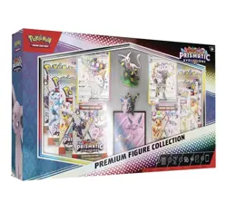 Pokemon TCG Prismatic Evolutions Premium Figure Collection New Factory Sealed - Image 1