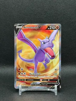 Pokemon 2022 Aerodactyl V 179/196 Ultra Rare Lost Origin NM - Image 1