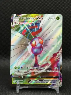 Pokemon 2020 Butterfree VMAX 002/189 Darkness Ablaze Ultra Rare NM - Image 1
