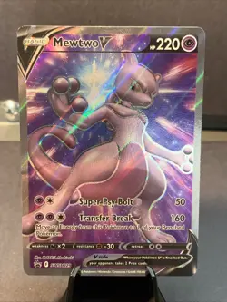 Pokemon TCG Mewtwo V SWSH229 Sword & Shield Black Star Promo Holo - Image 1