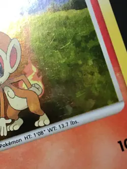 Pokemon TCG Chimchar 76/130 Cosmos Holo Diamond & Pearl Base Fart Swirl LP - Image 4