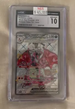 2023 POKEMON OBF EN-OBSIDIAN FLAMES ULTRA RARE #215 CHARIZARD EX PSA 10 - Image 1