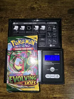 Weighed 21.51g Pokemon EVOLVING SKIES 🔥🔥 Booster Pack Factory Sealed New - Image 1