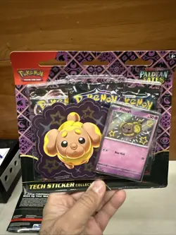 LOT 4 Pokemon TCG Paldean Fates Tech Sticker Collection Blister Pack Set 12Packs - Image 3