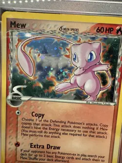 2007 Pokemon Pop Series 5 Mew Holo #3 PSA 9 Mint Swirl! - Image 5