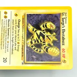 Lt. Surge's Electabuzz 27/132 MINT Rare Gym Heroes Non Holo Vintage Pokemon TCG - Image 3