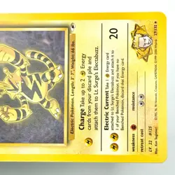 Lt. Surge's Electabuzz 27/132 MINT Rare Gym Heroes Non Holo Vintage Pokemon TCG - Image 4