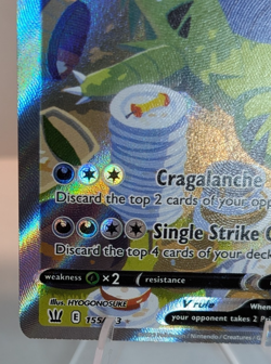 Tyranitar V (Alternate Full Art) 155/163 Pokemon Swsh05: Battle Styles Holo NM - Image 5