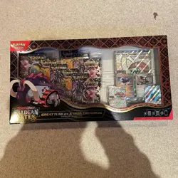 Pokemon TCG Paldean Fates Great Tusk ex & Iron Threads ex Premium Collection NEW - Image 1
