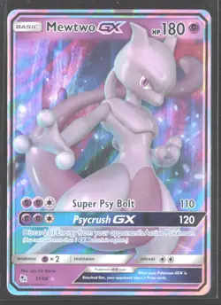 Mewtwo GX Hidden Fates #31/68 Holo Pokemon Ultra Rare - Image 1