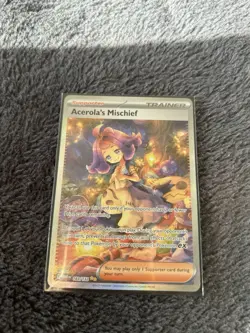 Pokemon TCG Acerolas Mischief 183/132 Mega Evolutions Special Illustration Rare - Image 1