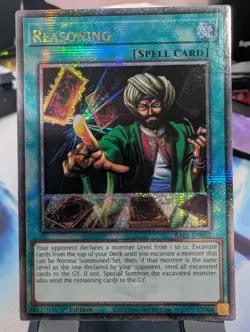 YuGiOh! Reasoning RA01-EN052 Quarter Century Rare 1st Ed - Image 1